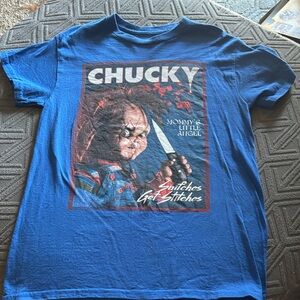 Chucky Graphic T-Shirt in Blue